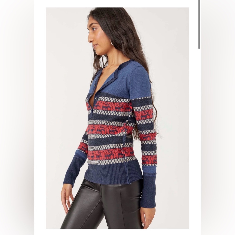 NWT. Free People To The Woods Top